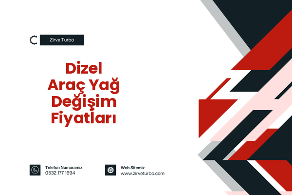 Dizel Araç Yağ Değişim Fiyatları